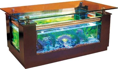 Relaxsea Combo Coffee Table Aquarium With Ash Frame. 1200x650x550mm.