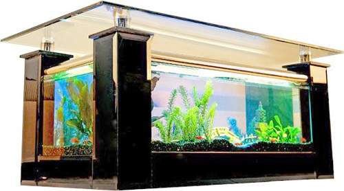 Relaxsea Combo Coffee Table Aquarium With Glass Frame. 1200x650x550mm.