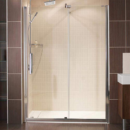Roman Desire Luxury Sliding Shower Door (1400mm, Left Handed).