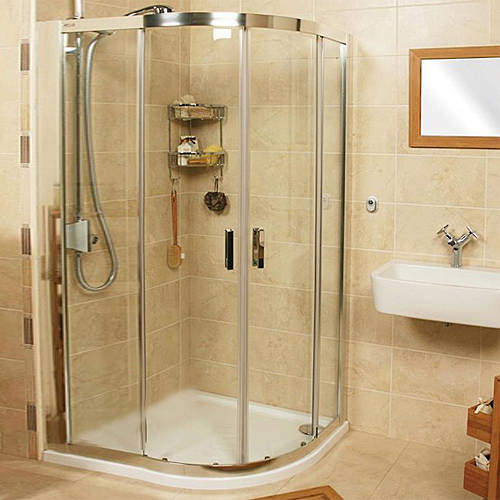 Roman Embrace Offset Quadrant Shower Enclosure (900x760mm, Right Hand).