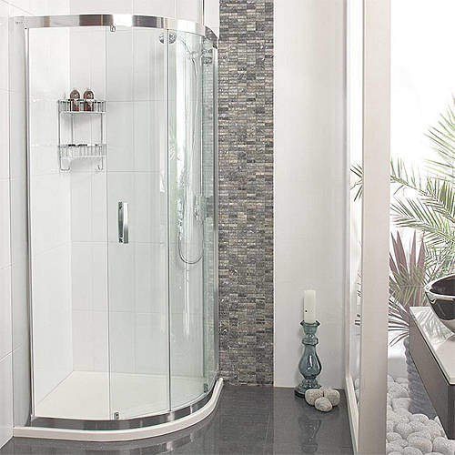 Roman Embrace Quadrant Shower Enclosure With Sliding Door (900mm).