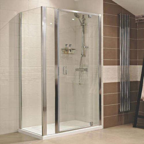 Roman Lumin8 Shower Enclosure With Pivot Door & 200 Panel (1200x900mm).