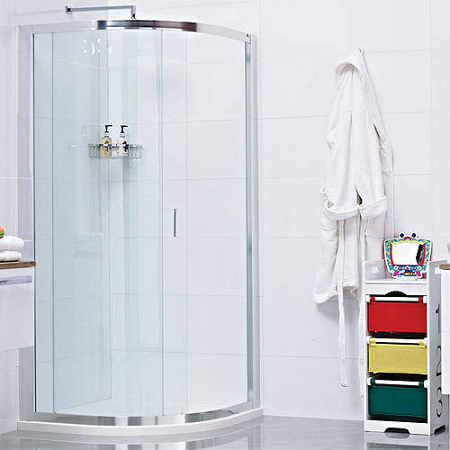 Roman Lumin8 Quadrant Shower Enclosure With 1 Door (800x800mm).
