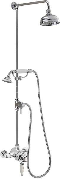 Sagittarius Butler Exposed Shower Valve With Rigid Riser Kit & Diverter.