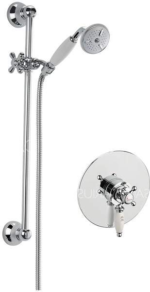 Sagittarius Butler Concealed Shower Valve With Slide Rail Kit (Chrome).