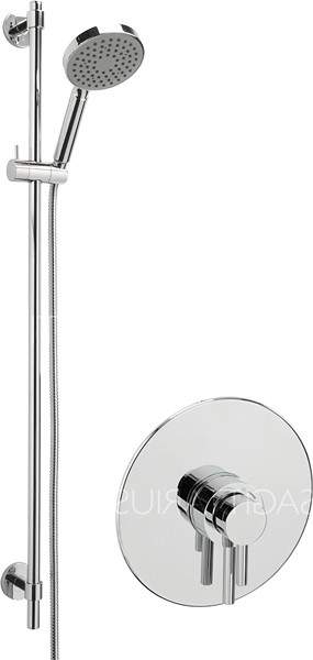 Sagittarius Ergo Concealed Shower Valve With Slide Rail Kit (Chrome).