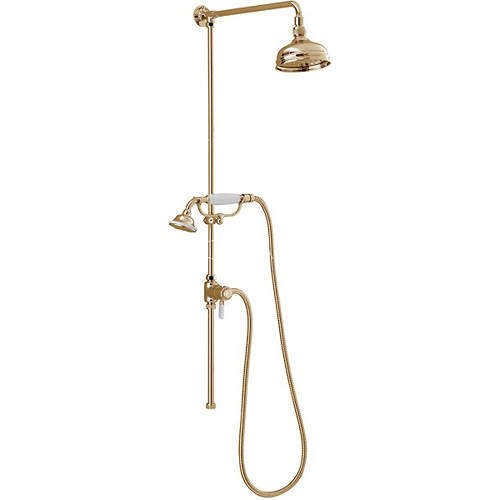 Sagittarius Traditional Rigid Riser Kit With Diverter (Gold).