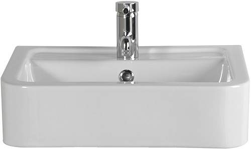 Shires Parisi Free Standing Basin (1 Tap Hole).  Size 510x400mm.