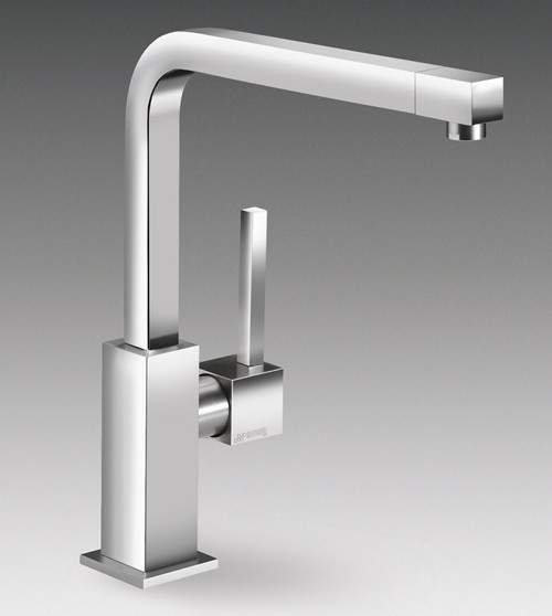 Smeg Taps Kitchen Tap With Single Lever (Brushed Stainless Steel).