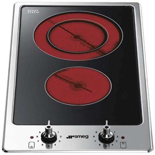 Smeg Ceramic Hobs Domino Ultra Low Profile Ceramic Hob. 30cm.