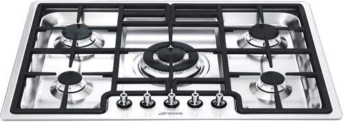 Smeg Gas Hobs Classic 5 Burner Gas Hob. 70cm (Stainless Steel).