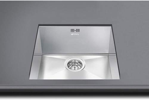 Smeg Sinks Mira Undermount Kitchen Sink 340x400mm (S Steel).
