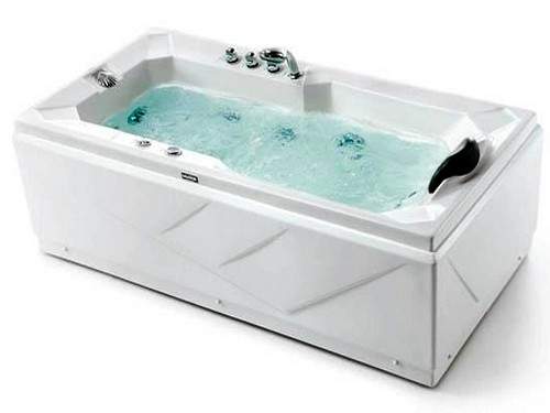 Hydra Corner whirlpool Bath With Bath Panels. 1600x800 (Left Handed).