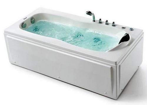 Hydra Corner whirlpool Bath With Bath Panels. 1710x830 (Left Handed).