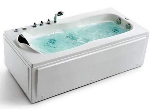 Hydra Corner whirlpool Bath With Bath Panels. 1710x830 (Right Handed).