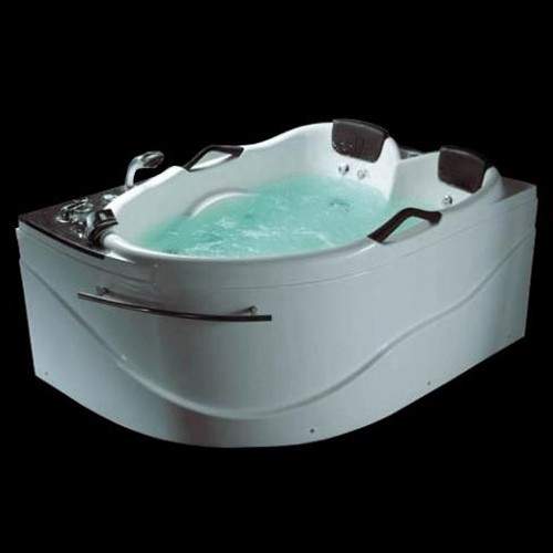 Hydra Corner Whirlpool Bath With Bath Panel. 1730x1260 (Left Handed).