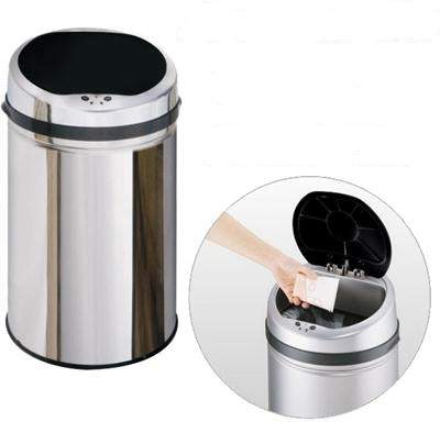 Auto Sensor Bin 30 Litre Stainless Steel Waste Bin.