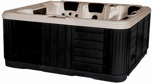 Hot Tub Oyster Ocean Hot Tub (Black Cabinet & Grey Cover).