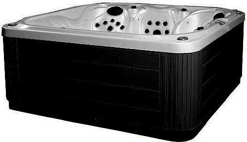 Hot Tub Gypsum Venus Hot Tub (Black Cabinet & Yellow Cover).