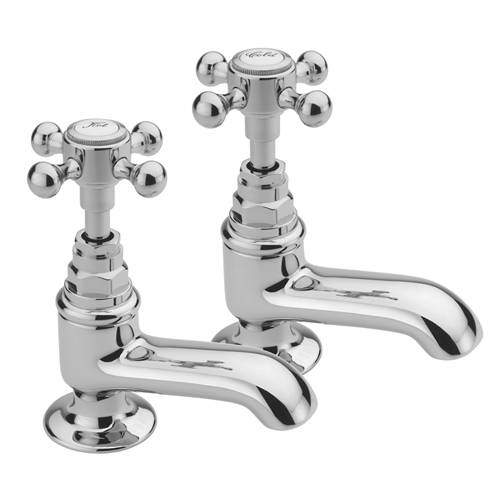 Tre Mercati Allora Bath Taps (Pair, Chrome).