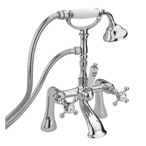 Tre Mercati Allora Bath Shower Mixer Tap & Kit (Chrome).