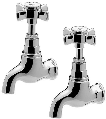 Tre Mercati Kitchen Imperial Bib Taps (Chrome, Pair).