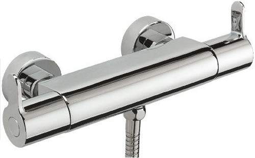 Tre Mercati Lollipop Thermostatic Bar Shower Valve (Chrome).