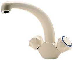 Tre Mercati Kitchen Marco Dual Flow Kitchen Tap (Beige).