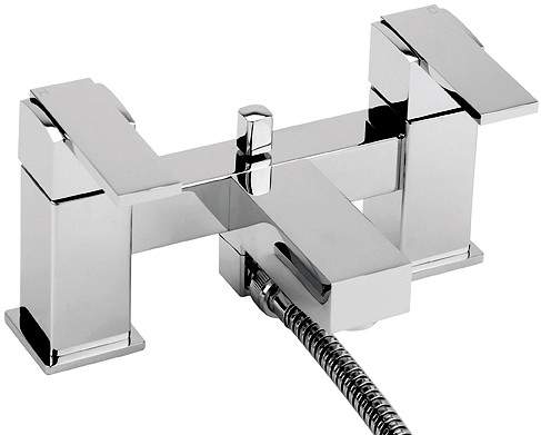 Tre Mercati Turn Me On Bath Shower Mixer Tap With Shower Kit (Chrome).