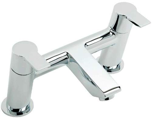 Tre Mercati Angle Bath Filler Tap (Chrome).