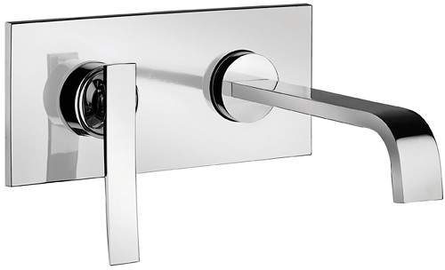 Tre Mercati Dance Wall Mounted Basin Mixer Tap (Chrome).