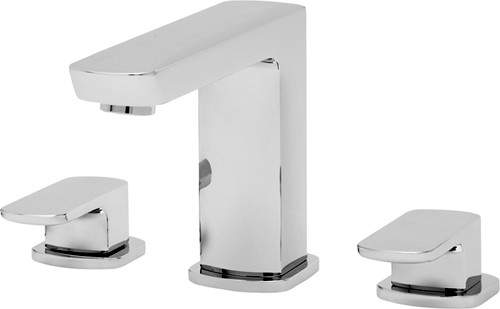 Tre Mercati Vamp 3 Tap Hole Basin Tap (Chrome).