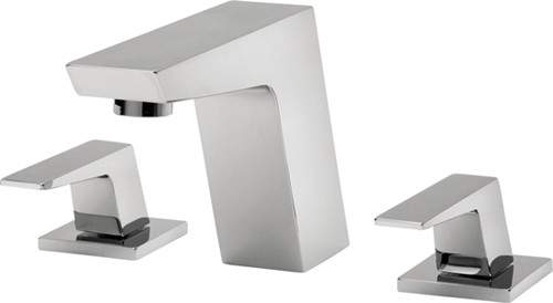 Tre Mercati Wilde 3 Tap Hole Basin Tap (Chrome).