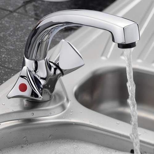 Tre Mercati Kitchen Economy Dual Flow Kitchen Tap (Chrome).