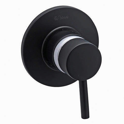 Tre Mercati Milan Concealed Manual Shower Valve (Matt Black).