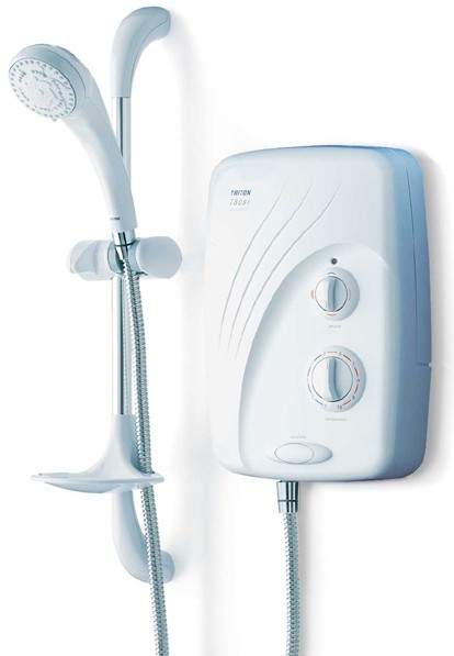 Triton Electric Showers Pumped T80si 8.5kW In White And Chrome.