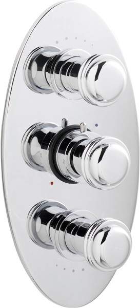 Ultra Line Triple concealed thermostatic shower valve