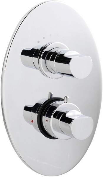 Ultra Orion Twin concealed shower valve with diverter