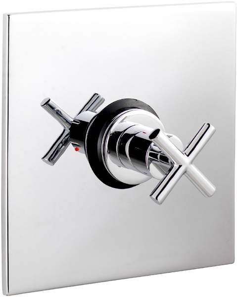 Ultra Helix 1/2" Concealed Thermostatic Sequential Shower Valve.