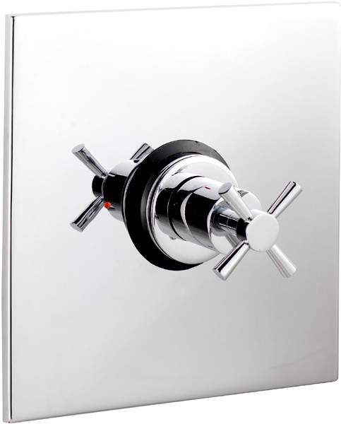 Ultra Pixi X Head 1/2" Concealed Thermostatic Sequential Shower Valve.