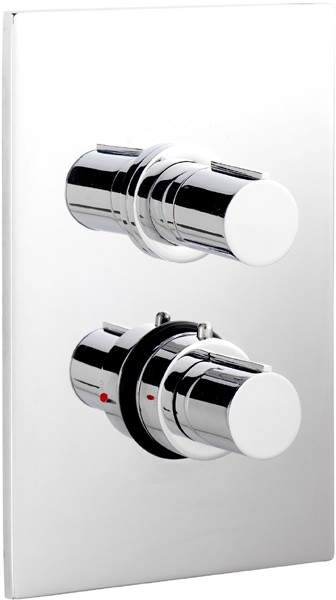 Ultra Ecco 1/2" High Pressure Concealed Thermostatic Shower Valve.