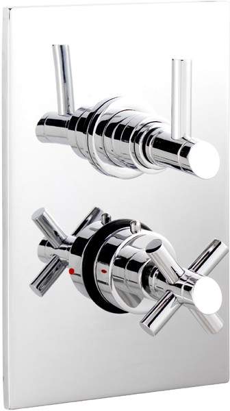 Ultra Scene 1/2" High Pressure Concealed Thermostatic Shower Valve.