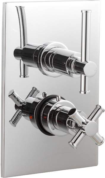 Ultra Maine 3/4" Twin Concealed Shower Valve With Diverter.