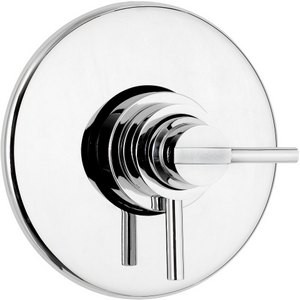 Hudson Reed Tec Minimalist dual concealed thermostatic shower valve.