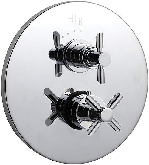 Hudson Reed P-zazz 3/4" Twin Concealed Thermostatic Shower Valve.