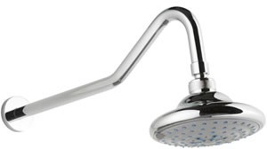 Component Luxury easy clean fixed shower head and arm