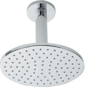 Component Oval sheer fixed shower head + ceiling mounting arm.