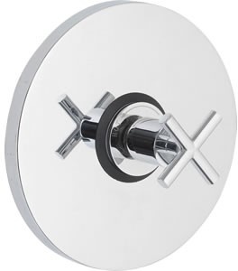 Ultra Helix Concealed thermostatic sequential shower valve.