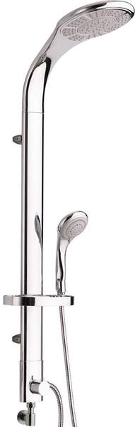 Hudson Reed Probe Modern Rigid Riser Shower Kit (Chrome).