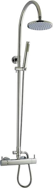 Hudson Reed Bar Shower Thermostatic Bar Shower Valve & Eternity Riser Set.